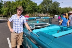 Bruce Barker with his 58 Convertible