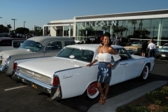 Amber and '62 Lincoln at LSC